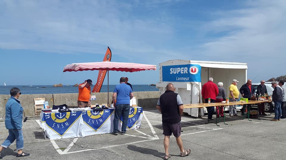 Le stand de la SNSM à l'occasion de la Trégor-Léon