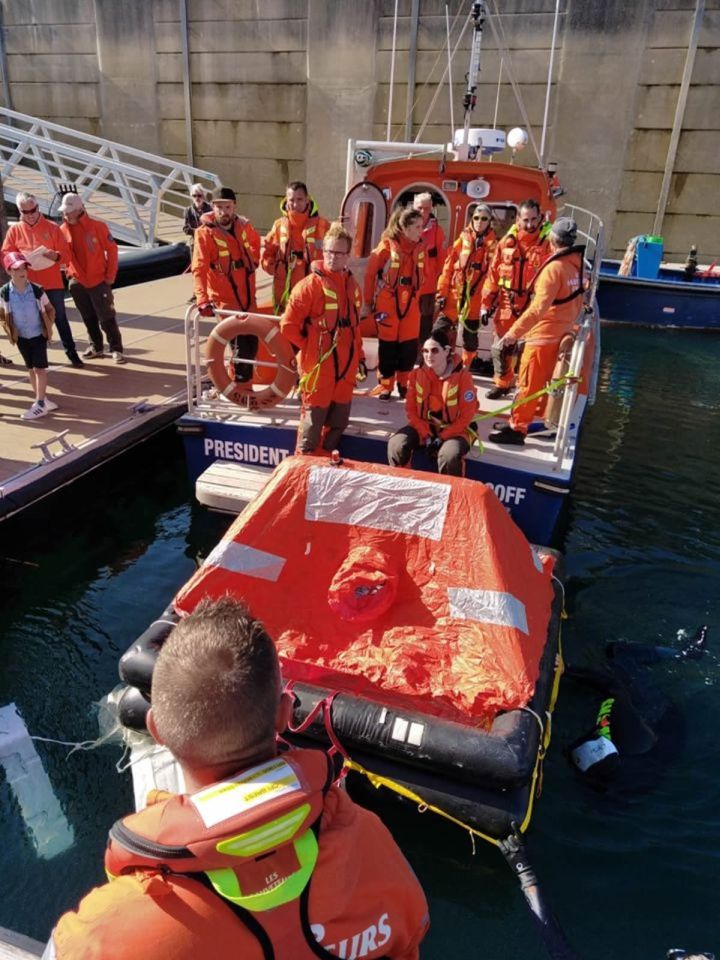 Les participants au stage équipier de pont