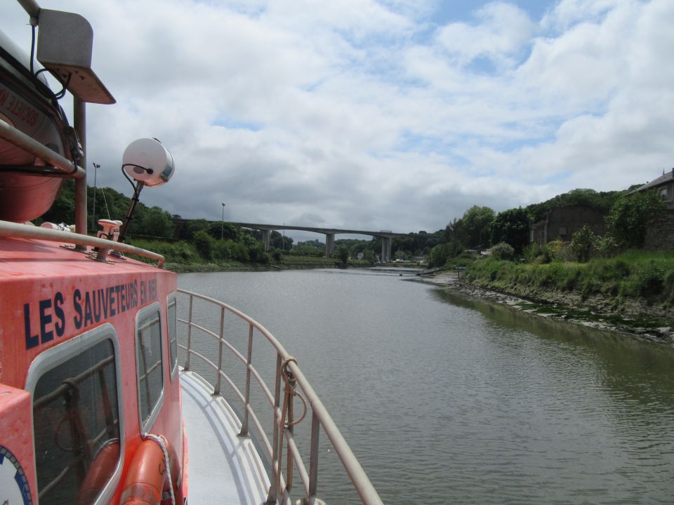 La SNS271 en rivière de Morlaix pour le Tresco