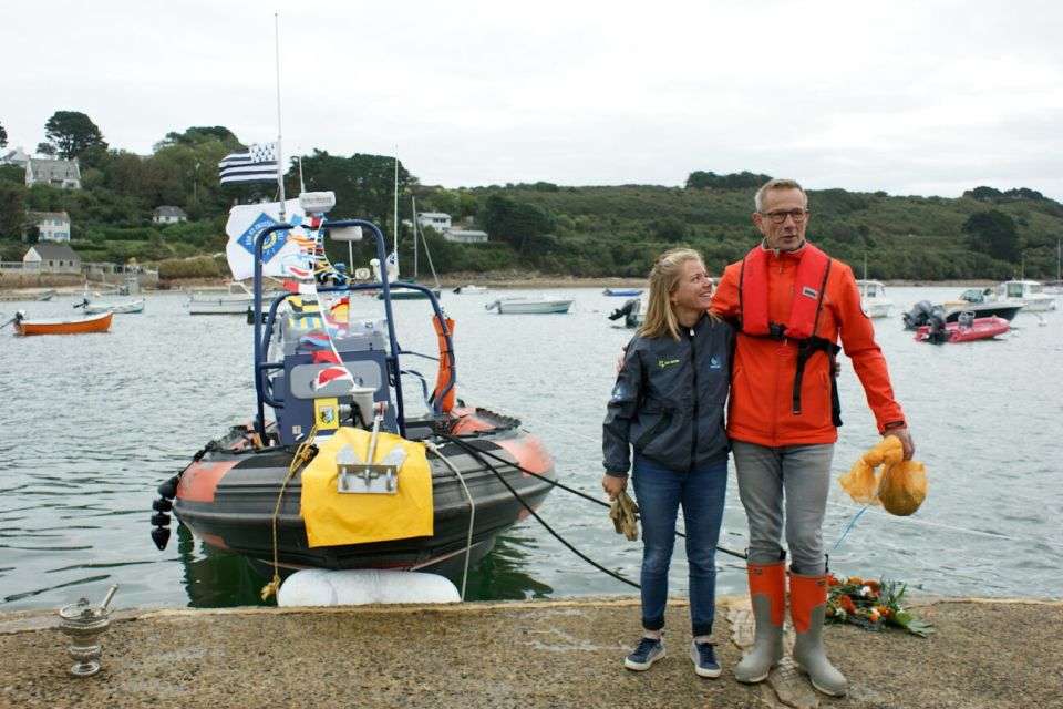 Charlotte Yven et Jean-Marie Tromeur devant Baz Garo